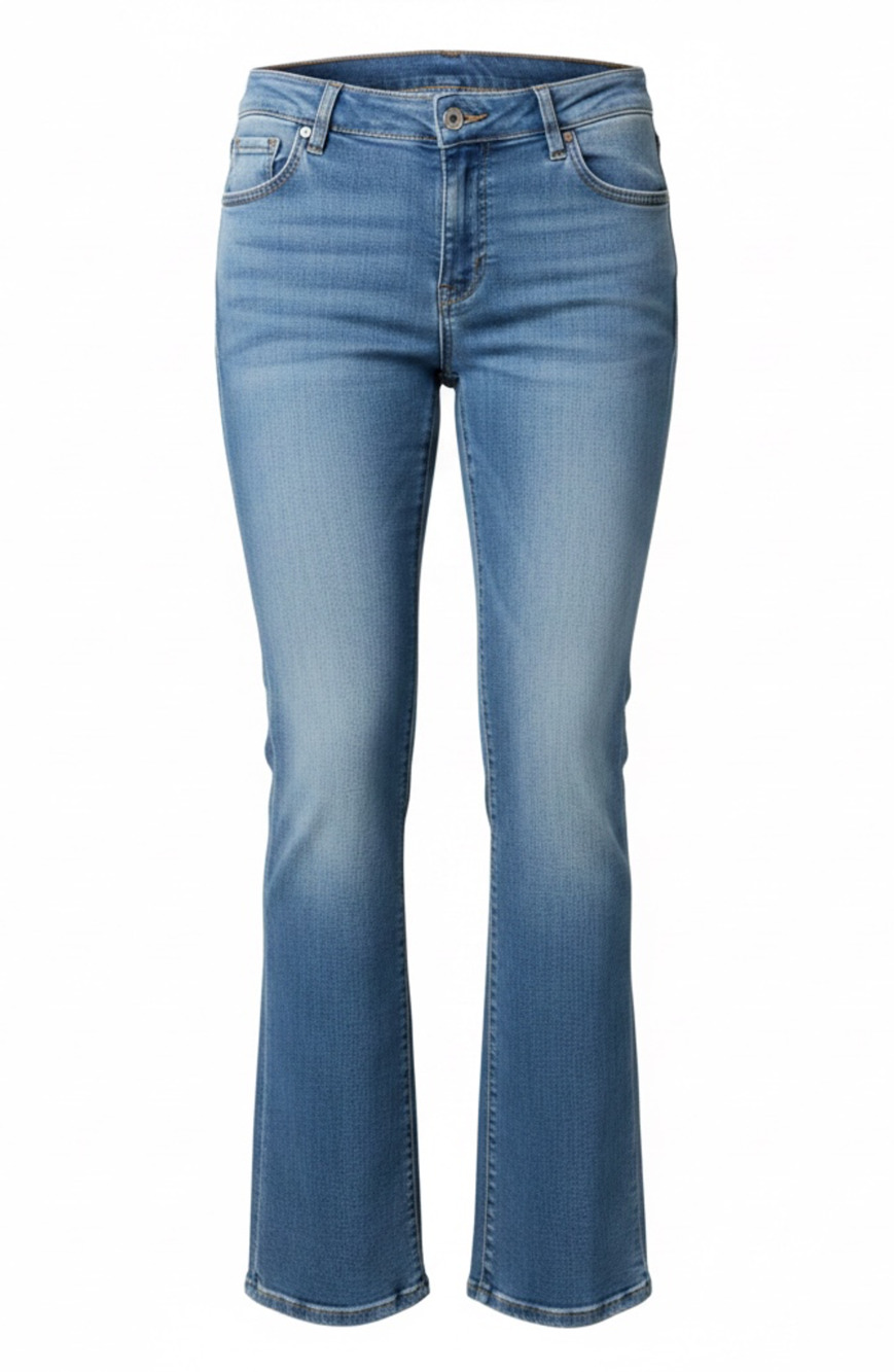 Tommy Hilfiger Women's Mid-Rise Bootcut Denim Jeans